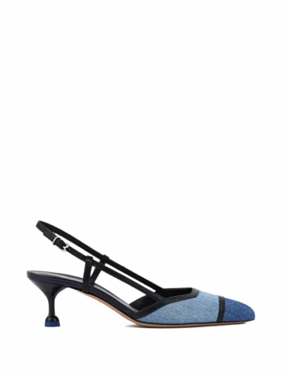Paul Warmer Odine Slingback-pumps In Blue