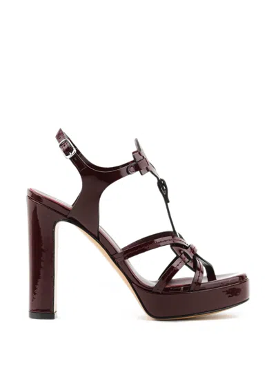 Paul Warmer Paris Sandalen Mit Absatz In Animal Print
