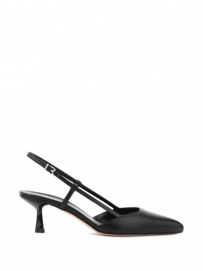 Paul Warmer Pointed-toe Slingback Pumps In Black