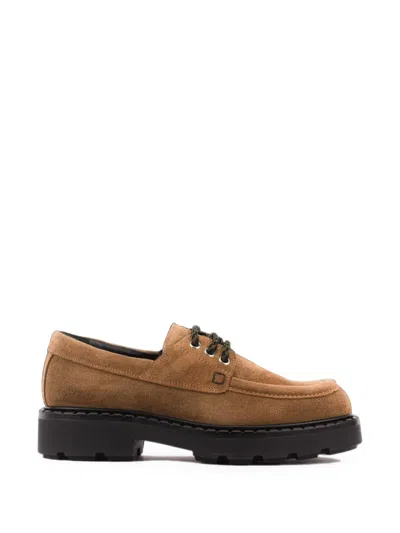 Paul Warmer Puck Derby-schuhe Aus Wildleder In Multi