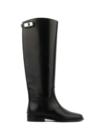 Paul Warmer Kniehohe Rider Stiefel In Black