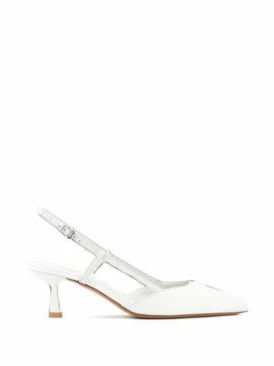 Paul Warmer Spitze Shii Slingback-pumps In White