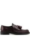 Paul Warmer Tassel-embellished Loafers In Brown