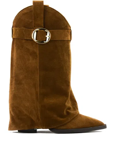 Paul Warmer X Toral Folk Book Boots In Brown