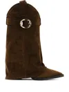 Paul Warmer X Toral Leather Boots In Brown
