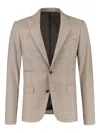 Paul Zeist Checked Suit In Neutral