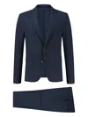 Paul Zeist Notched-lapel Single-breasted Suit In Blue