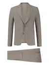 Paul Zeist Single-breasted Suit In Gray