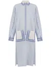 Paula Altair Midi Dress In Blue