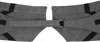 Paula Canovas Del Vas Gray Strap Denim Belt In Faded Black