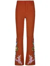 Paula Capella Trousers In 橘色