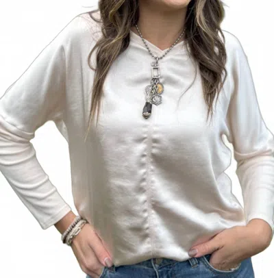 Paula Carvalho Designs Topaz Drop Necklace In Silver Multi
