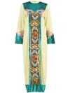 Paula Celeste Maxi Dress In Neutrals