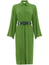Paula Chantarelle Shirt Dress In Green