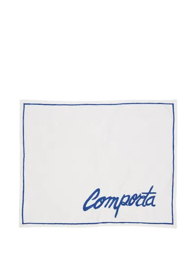 Paula Detail-embroidered Placemat In White