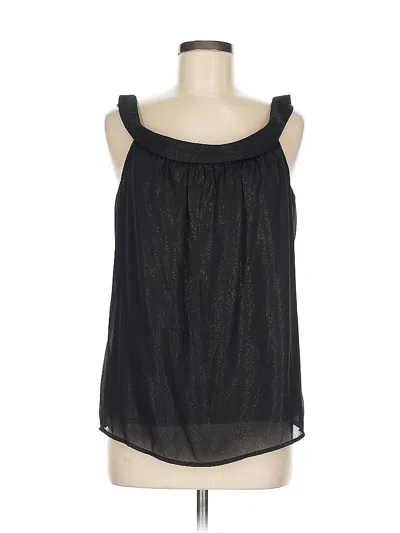 Pre-owned Paula Hian Sleeveless Blouse In Black