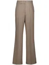 Paula Houndstooth-pattern Trousers In Neutrals