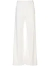 Paula Knorr Flared Style Trousers In White