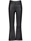 Paula Leather Trousers In Black