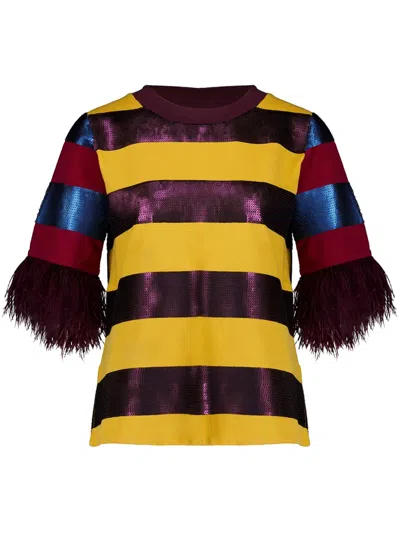 Paula Lyra T-shirt In Gelb