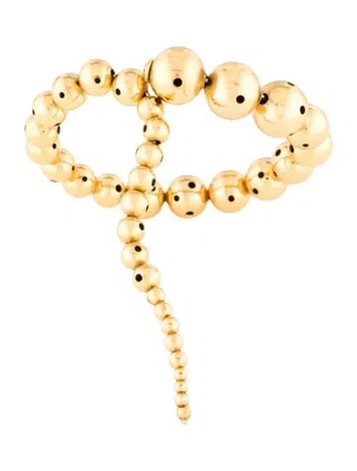 Pre-owned Paula Mendoza Joos Beaded Bracelet, 6" In Multi