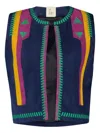 Paula Pansy Estate Waistcoat In Blue