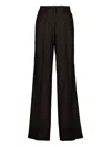 Paula Pinstripe Side-stripe Trousers In Multi