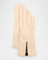 Paula Rowan Marine Leather Gloves In Beige