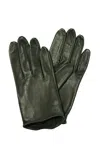 Paula Rowan Stephanie Leather Gloves In Dark Green