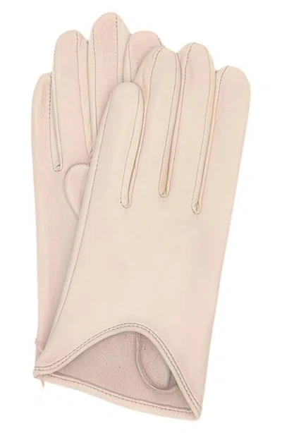 Paula Rowan Stephanie Sheepskin Leather Gloves In Baby Pink/blush