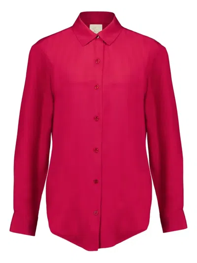 Paula Silk Shirt In Pink