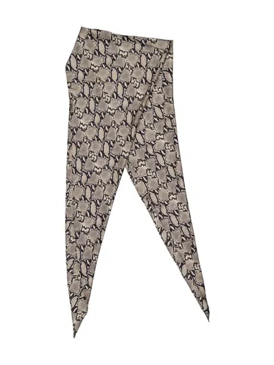 Paula Snakeskin Printed Twill Scarf In Multi