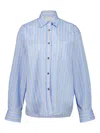 Paula Striped Buttoned Shirt In Multi