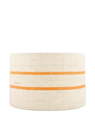 Paula Striped Lampshade In Neutral