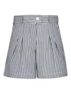 Paula Striped Shorts In Blue