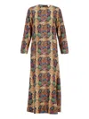 Paula Tiger-print Maxi Dress In Multi