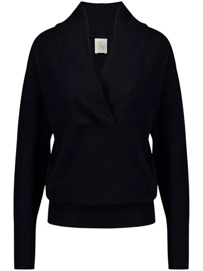 Paula V-neck Cashmere Jumper In Black