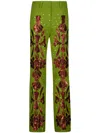 Paula Vega Trousers In Green