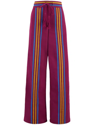Paula X Marrakshi Alnilam Trousers In 紫色