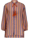 Paula X Marrakshi Blouse In Blue