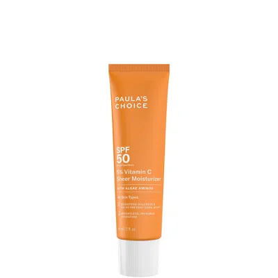 PAULA'S CHOICE 5% VITAMIN C SHEER MOISTURISER SPF50 60ML