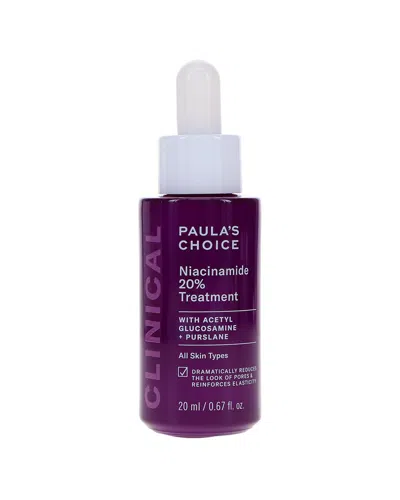 Paula's Choice Clinical Niacinamide 20 Treatment In Transparent