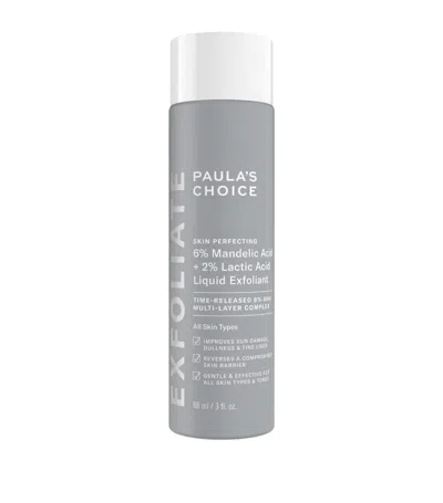 Paula's Choice Skin Perfecting 6% Mandelic + 2% Lactic Acid Liquid Exfoliant (88ml) In Multi
