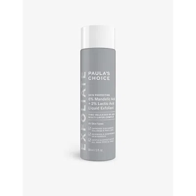 Paula's Choice Skin Perfecting 6% Mandelic Acid And 2% Lactic Acid Liquid Exfoliant In White
