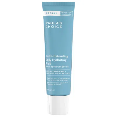 PAULA'S CHOICE RESIST YOUTH-EXTENDING DAILY HYDRATING FACE SUNSCREEN SPF 50 2 OZ/ 60 ML,P469522
