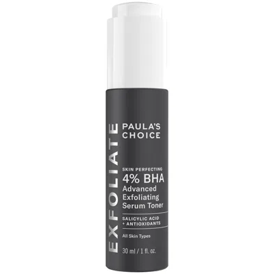 Paula's Choice Skin Perfecting 4% Bha Advanced Exfoliating Serum Toner 30ml