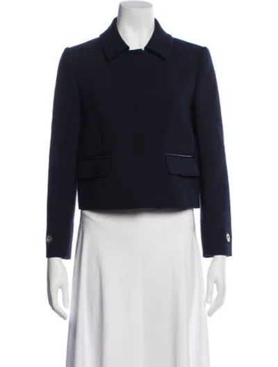 Pre-owned Paule Ka Blazer In Blue