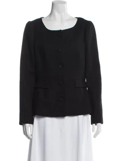 Pre-owned Paule Ka Blazer W/ Tags In Black