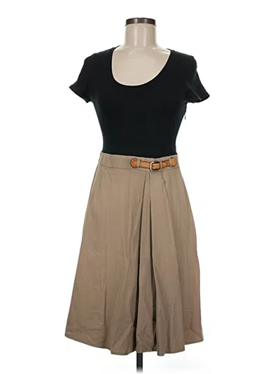 Pre-owned Paule Ka Casual Dress In Brown