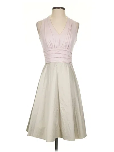 Pre-owned Paule Ka Cocktail Dress In Ivory